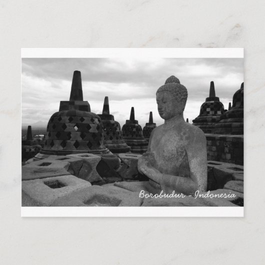 Borobudur Briefkaart (Voorkant)