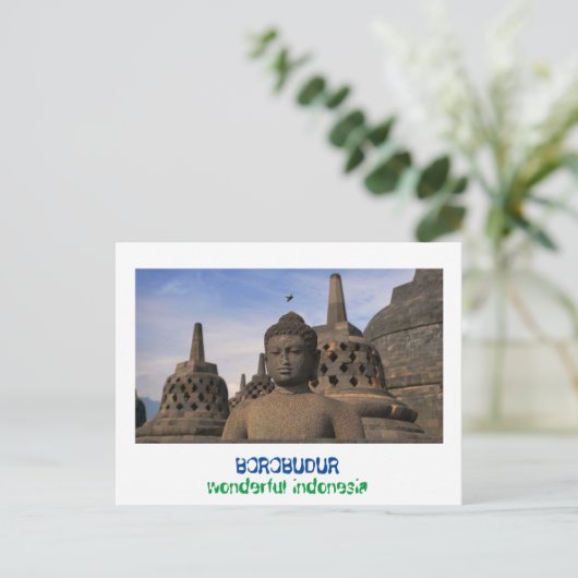 Borobudur Briefkaart (Staand voorkant)