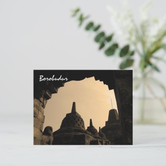 Borobudur Briefkaart (Staand voorkant)