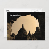 Borobudur Briefkaart (Voorkant / Achterkant)