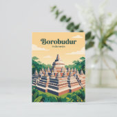 Borobudur Indonesië Briefkaart (Staand voorkant)