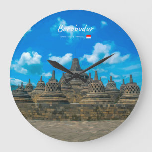Borobudur, Indonesië - Oude Boeddhistische Tempel Grote Klok