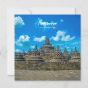 Borobudur, Indonesië - Oude Boeddhistische Tempel Kaart