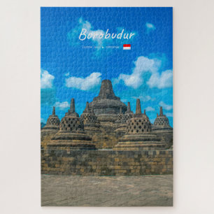 Borobudur, Indonesië - Oude Boeddhistische Tempel Legpuzzel