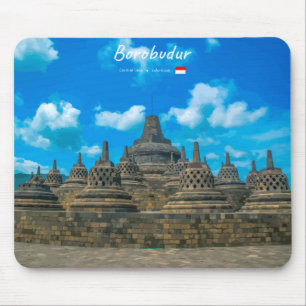Borobudur, Indonesië - Oude Boeddhistische Tempel Muismat