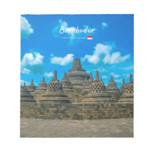 Borobudur, Indonesië - Oude Boeddhistische Tempel Notitieblok
