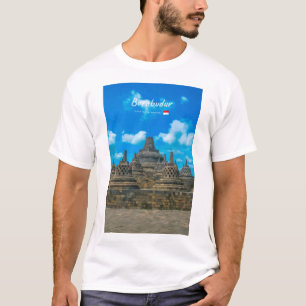 Borobudur, Indonesië - Oude Boeddhistische Tempel T-shirt