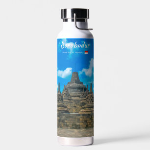 Borobudur, Indonesië - Oude Boeddhistische Tempel Waterfles