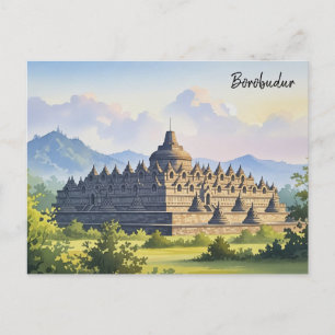 Borobudur Indonesië reizen Briefkaart