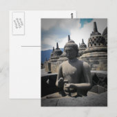 borobudur tempel briefkaart (Voorkant / Achterkant)
