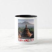 Borobudur Tempel – Indonesië Kunst Mok (Midden)