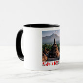 Borobudur Tempel – Indonesië Kunst Mok (Voorkant links)