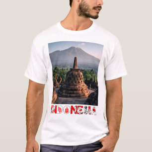Borobudur Tempel – Indonesië Kunst T-shirt
