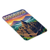 Borobudur Tempel Indonesië Magneet (Rechterzijde)