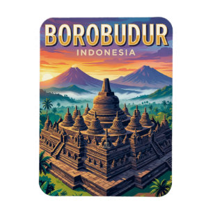 Borobudur Tempel Indonesië Magneet