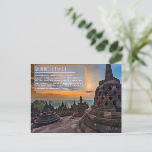 Borobudur Temple 2 Briefkaart (Staand voorkant)