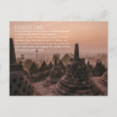 Borobudur Temple Briefkaart (Voorkant)
