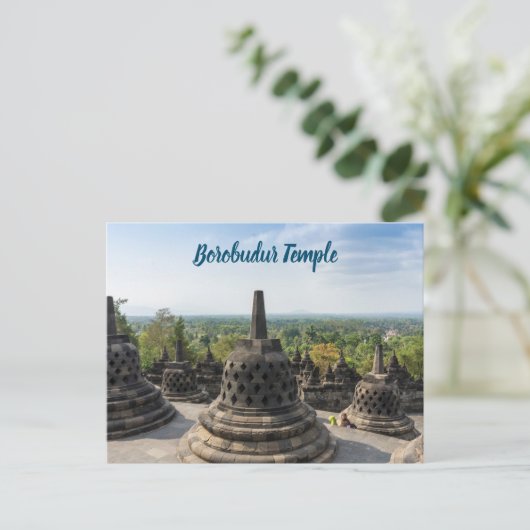 Borobudur Temple Briefkaart (Staand voorkant)