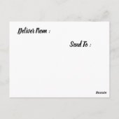 Borobudur Temple Briefkaart (Achterkant)