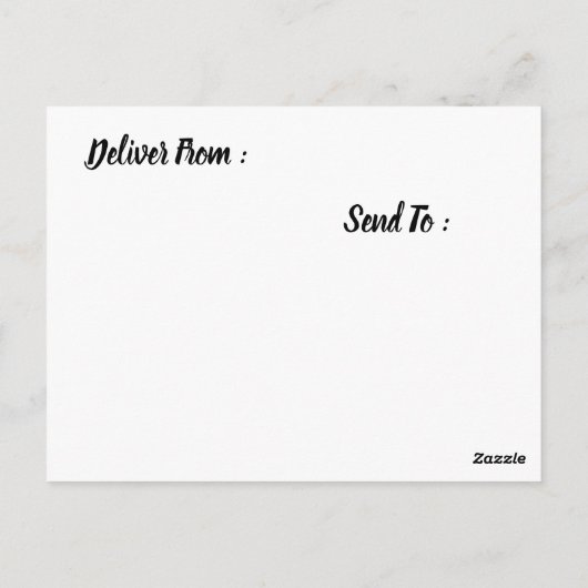 Borobudur Temple Briefkaart (Achterkant)