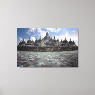 Borobudur Temple Canvas Afdruk