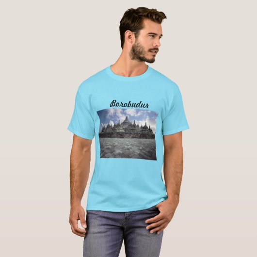 Borobudur Temple, Magsandr, Central Java, Indonesi T-shirt (Voorkant volledig)