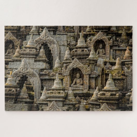 borobudur temple puzzle legpuzzel (Horizontaal)