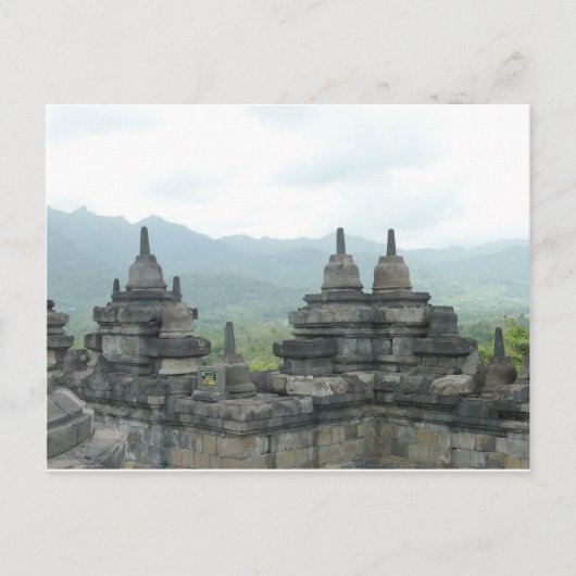 Borobudur Temple, Yogjakarta Briefkaart (Voorkant)