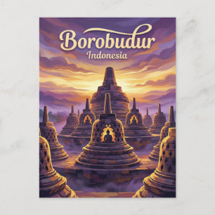 Borobudurtempel Indonesië Briefkaart