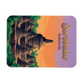 Borobudurtempel Indonesië Magneet (Horizontaal)