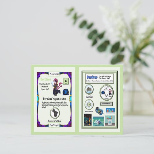Boroleas - Boron Trading Kaart (Staand voorkant)