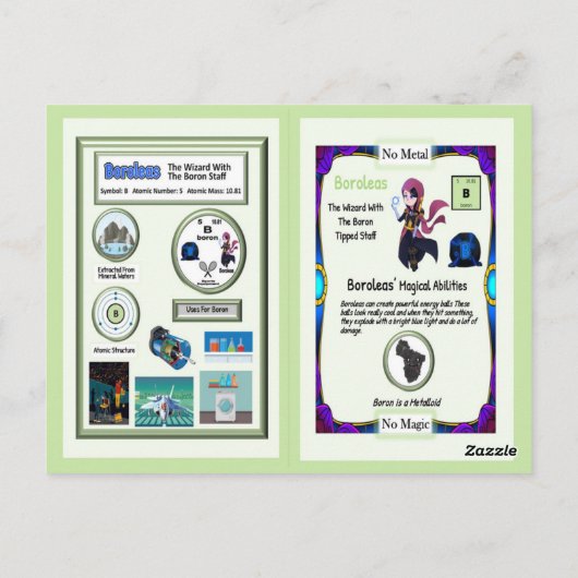 Boroleas - Boron Trading Kaart (Achterkant)