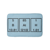 Boron Astatine Hydrogen (BAtH) Badmat (Voorkant)
