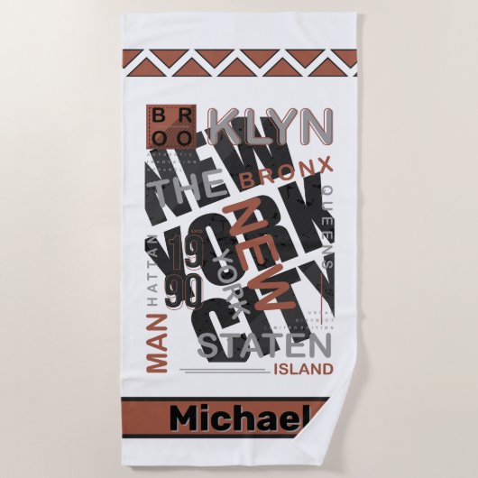 Borough Blend: New York Legacy Strandlaken (Voorkant)