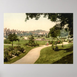 Borough Gardens, Dorchester, Dorset, Engeland Poster
