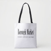 Borough Market Tote Bag (Voorkant)
