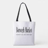 Borough Market Tote Bag (Achterkant)