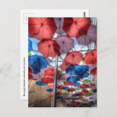 Borough Market umbrella art, Londen Briefkaart (Voorkant / Achterkant)