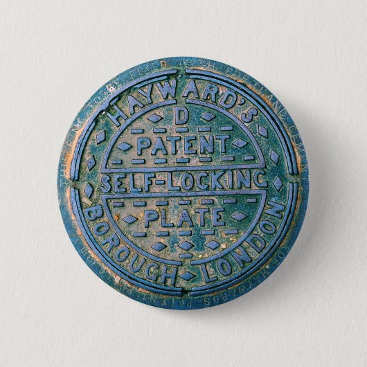 Borough of London Utility Hoesje Pin Ronde Button 5,7 Cm (Voorkant)