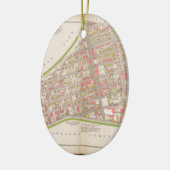 Borough of the Bronx map Keramisch Ornament (Links)