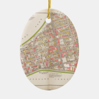 Borough of the Bronx map Keramisch Ornament