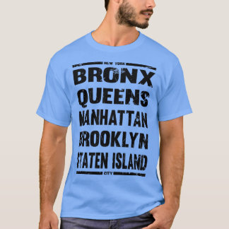 Boroughs of New York T-shirt