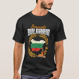 Borovets Bulgarije Vlag Souvenir T-shirt
