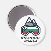 Borovets Ski Snowboard Resort Magneet (Voorkant / Achterkant)