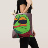 Borpa & Badly Drawn Pepe Meme Canvas tas (Dichtbij)