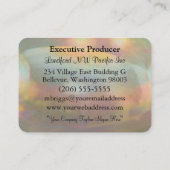 Borpuff 2,5-inch elegante professional visitekaartje (Achterkant)