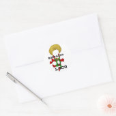 Borracho Loco-Sticker Ronde Sticker (Envelop)