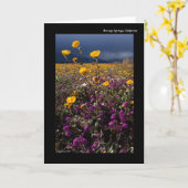 Borrego Springs, Californië Kaart (Gele Bloem)