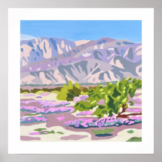 Borrego Superbloom Poster (Voorkant)