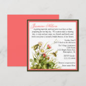  borrelbommenbridale douche kaart (Voorkant / Achterkant)